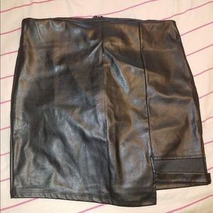 Leather skirt